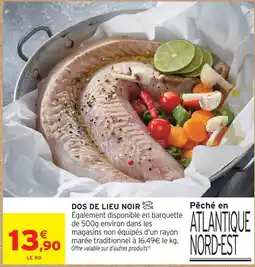 Intermarché Dos de lieu noir offre