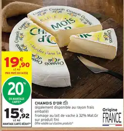 Intermarché Chamois d'or offre