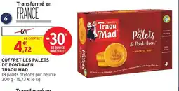 Intermarché Traou mad coffret les palets de pont-aven offre