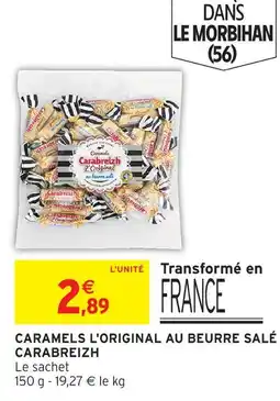 Intermarché Carabreizh caramels l'original au beurre salé offre