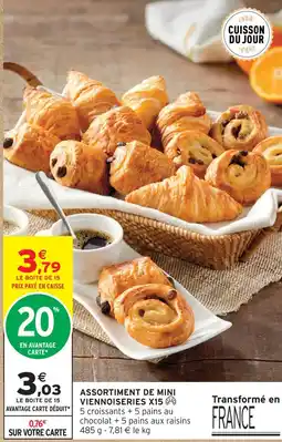 Intermarché Assortiment de mini viennoiseries x15 offre