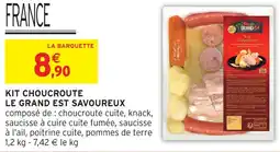 Intermarché Le grand est savoureux kit choucroute offre