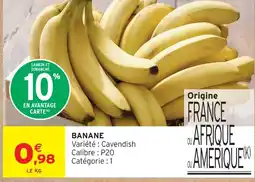 Intermarché Banane offre