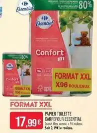 Match Carrefour - papier toilette offre