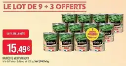 Match D'aucy - haricots verts offre