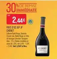 Match Pays d'oc igp jp offre