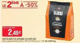 Match Sati - café en dosettes offre
