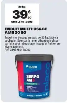 Brico Dépôt Facile - eniduit multi-usage 20 kg offre