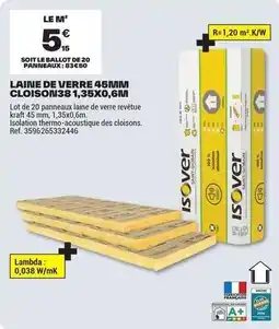 Brico Dépôt Kraft - laine de verre 45mm offre