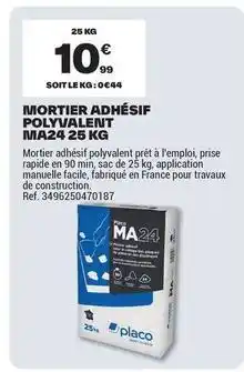 Brico Dépôt Facile - morbier adhésif polyvalent ma24 25 kg offre