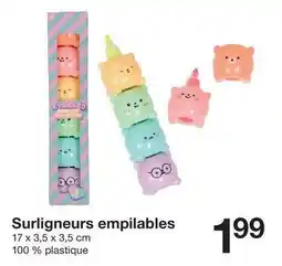 Zeeman Surligneurs empilables offre