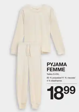 Zeeman PYJAMA FEMME offre