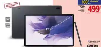 Carrefour Galaxy tab S7 FE offre