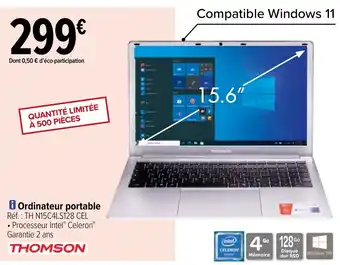 Carrefour Ordinateur portable offre