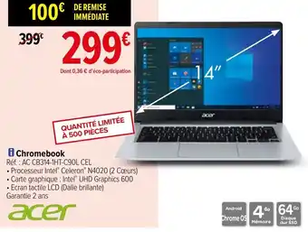 Carrefour Chromebook offre
