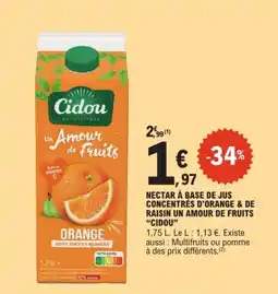 E.Leclerc Cidou un Amour de Fruits offre