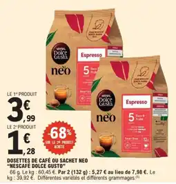 E.Leclerc NESCAFÉ DOLCE GUSTO neo offre