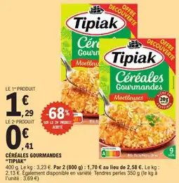 E.Leclerc Tipiak Céréales Gourmandes offre