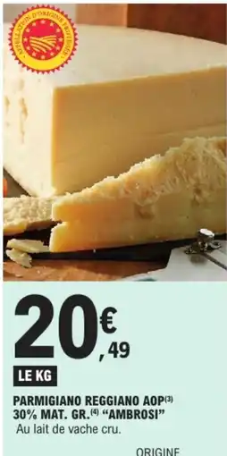 E.Leclerc Parmigiano Reggiano AOP offre