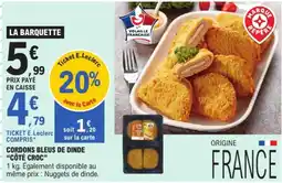 E.Leclerc Cordons bleus de dinde offre