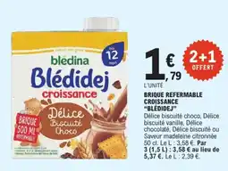 E.Leclerc bledina Blédidej croissance offre