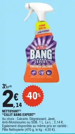 E.Leclerc CILLIT BANG EXPERT offre