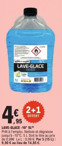 E.Leclerc LAVE-GLACE HIVER offre