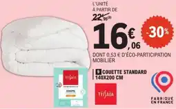 E.Leclerc TissAïa Couette standard offre