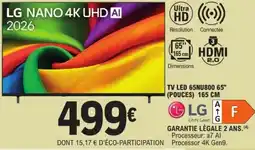 E.Leclerc LG TV LED 65NU800 65" offre