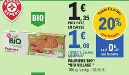 E.Leclerc BIO VILLAGE Palmiers offre