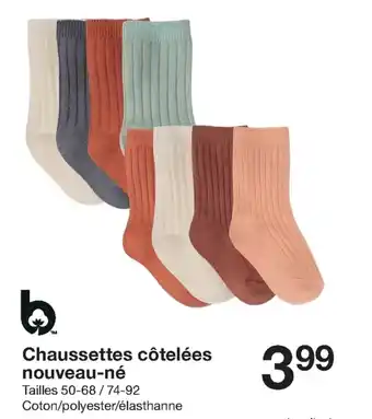 Zeeman Chaussettes Côtelées offre