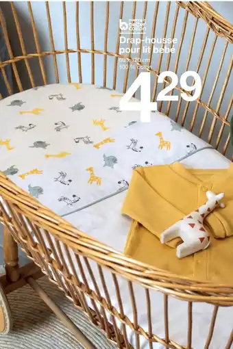 Zeeman Drap-Housse Pour Lit Bébé offre