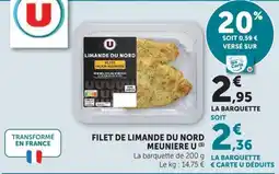 U Express U Filet de limande du nord meunière offre