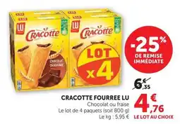 U Express CRACOTTE FOURREE LU offre