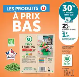 U Express U bio lardons offre