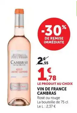 U Express CAMBRAS VIN DE FRANCE offre