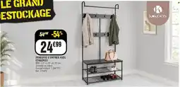 La Foir'Fouille Kokoon pendrier d'entrée avec étageres offre