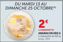 U Express ANANAS EN DES U offre