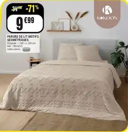 La Foir'Fouille Kokoon parure de lit motifs géométriques offre