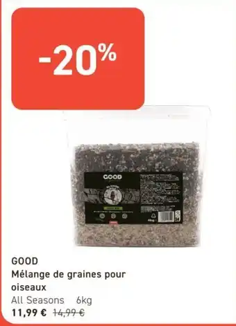 GOOD Mélange de graines pour oiseaux
