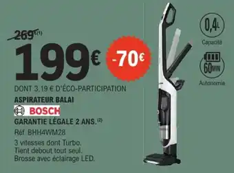 BOSCH ASPIRATEUR BALAI