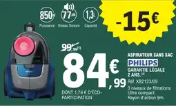 E.Leclerc PHILIPS ASPIRATEUR SANS SAC offre
