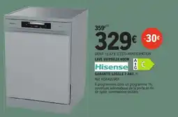 E.Leclerc Hisense LAVE VAISSELLE 60CM offre