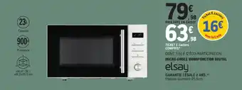 Elsay MICRO-ONDES MONOFONCTION DIGITAL