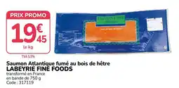 Promocash LABEYRIE FINE FOODS Saumon Atlantique fumé au bois de hêtre offre