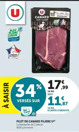 U Express CANARD FILET offre