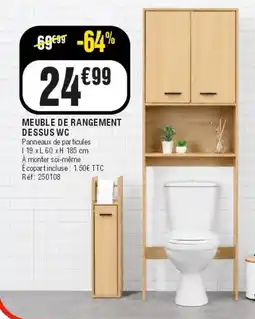 La Foir'Fouille Meuble de rangement dessus wc offre