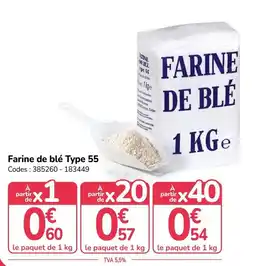 Promocash FARINE DE BLÉ offre