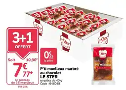 Promocash LE STER P'ti moelleux marbré offre