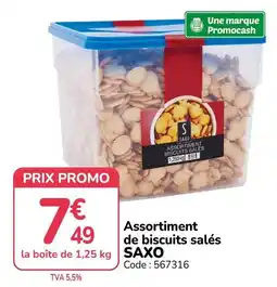 Promocash SAXO Assortiment biscuits salés offre